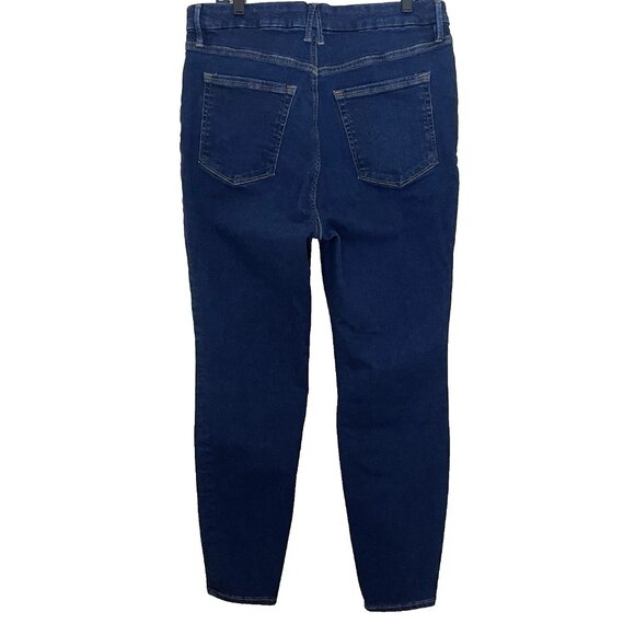 Good American Always Fits Good Legs Skinny Jeans Size 14 - 18 Dark Wash - Picture 3 of 11
